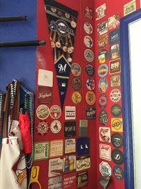 Assorted Man Cave Style Memorabilia