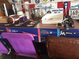 Assorted Man Cave Style Memorabilia