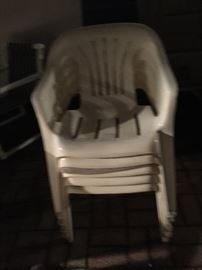 Assorted Plastic Chairs