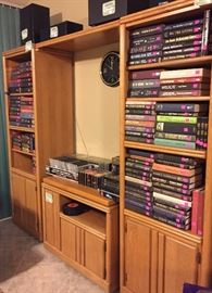 Books, CD's, DVD's, VHS, Seiko Wall Clock