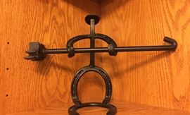 Cast Iron Cowboy with Branding Iron