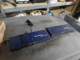 2 netgear pro safe 16 port 10 100 switch.