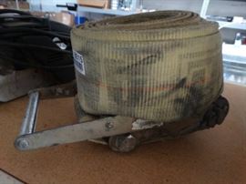 HUGE Heavy duty ratchet strap. 2450 LB