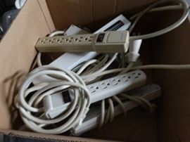 Lot of 5 power strips.
