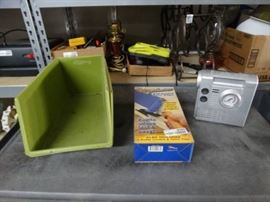 Small air compressor flashlight, paint edger and 2 ...