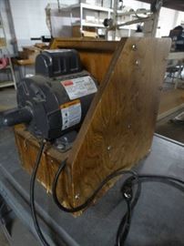 Vintage wood flower mill.