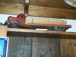 Cass Knee Action Rol-A Way Flatbed Semi Log Truck