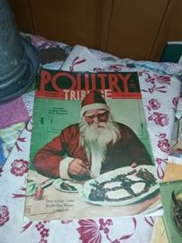 Santa Claus makes the cover of the Poultry Tribune