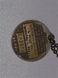 Le Roi Key Chain-Finder please return to Southern Engine & Pump Co Houston 1, Texas