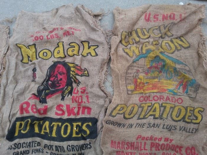 Burlap Potato Bags