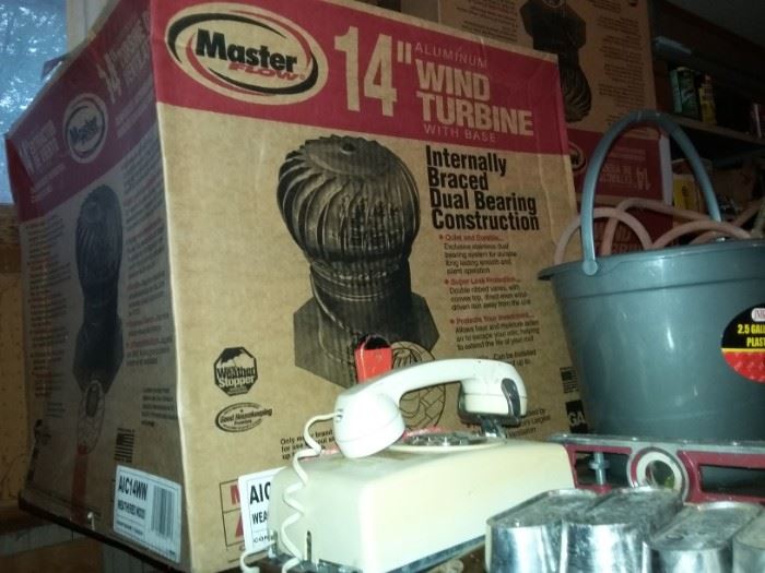 Master 14" wind turbine