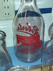 Roberts Milk Bottle with Traffic Advice