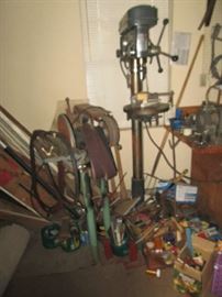 DRILL PRESS, SANDER TOOLS