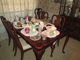 Cherry Dining Table & 6 chairs