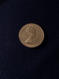 1968 Thailand 600 Baht  gold coin - 15g