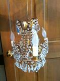 Vintage crystal chandelier