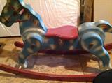 Handmade child's rocking horse