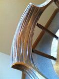Handscraped chair backs
