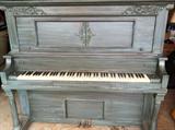 Antique piano antique painted