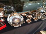 Silver & silver plate. Beautiful...Oneida, Leonard, International, etc...alot of it.
