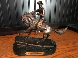Frederic Remington bronze "Cowboy"