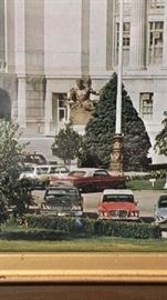 The 1966 Pontiac Catalina we are selling this week is parked in the picture at the Mo State Capital. This picture comes with the car.