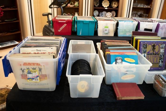 Lots of classic rock, rare finds &  treasures on LP's, CD,  & some DVD's. There is also some Jazz, Classics, & Easy Listening on Lp's and 10".   Includes some Country!