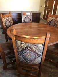 Stunning Custom Dining Table and Chairs