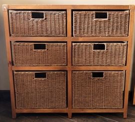 Wicker Storage Unit