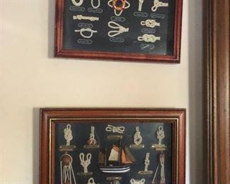 Framed Sailor Knots. Boy Scout stuff