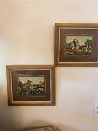 These 60s paintings are SO COOL! You'll have to hold me back!