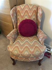 Upholstered armchair