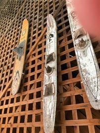 cool antique water skis