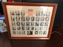 Portrait of all the POTUS's up until Nixon (does he count?)