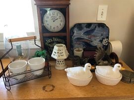 More ducks and a Jack Daniels kitchen clock!