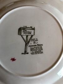 The School House, The Friendly Village Johnson Bros made in England