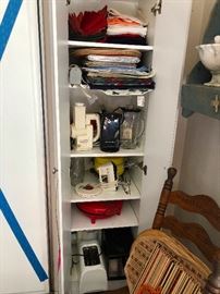 cabinet full of kitchen stuff!