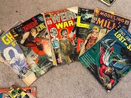 vintage comics, Ghost Stories, Lost in Space, Twilight Zone