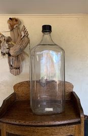 Pharmacist Duraglas Drug Store Display Bottle	20inH