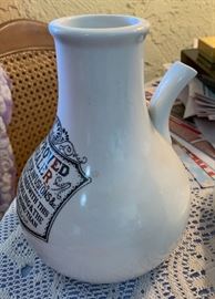 Antique Medical Improved Inhaler England Stoneware	 
