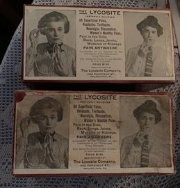 	▪	Lycosite Antique Quack Pain Relief Device in Box	 
	▪	Lycosite Antique Quack Pain Relief Device in Box  #2	 