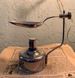 Philing-Phillips Antique Medical Spool alcohol Lamp Medicine heater	