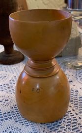 Antique Double Ended Wood Measuring Cup	
