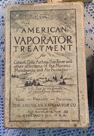 American Vaporator Quack Medical Treatment in Box	 