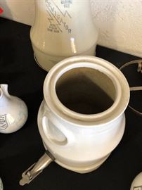 Antique early 1900’s revigator radium ore water cooler crock rare 10.5” high Excellent no chips or cracks 