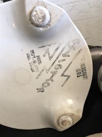 Antique early 1900’s revigator radium ore water cooler crock rare 10.5” high Excellent no chips or cracks 