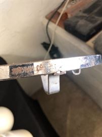 Antique early 1900’s revigator radium ore water cooler crock rare scarce stand 13” high Excellent no chips or cracks 