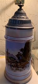 German Lithophane Beer Stein #47	