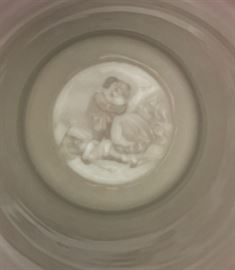 German Lithophane Beer Stein 