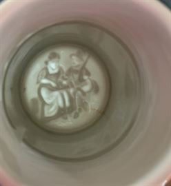 	German Lithophane Beer Stein 